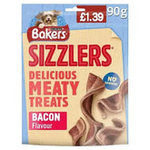 Bakers Sizzlers Bacon Flavour 90g (Case of 6)  Adomoo